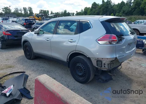 2014 Nissan Rogue S z USA, uszkodzony, nr VIN 5N1AT2MV5EC821402